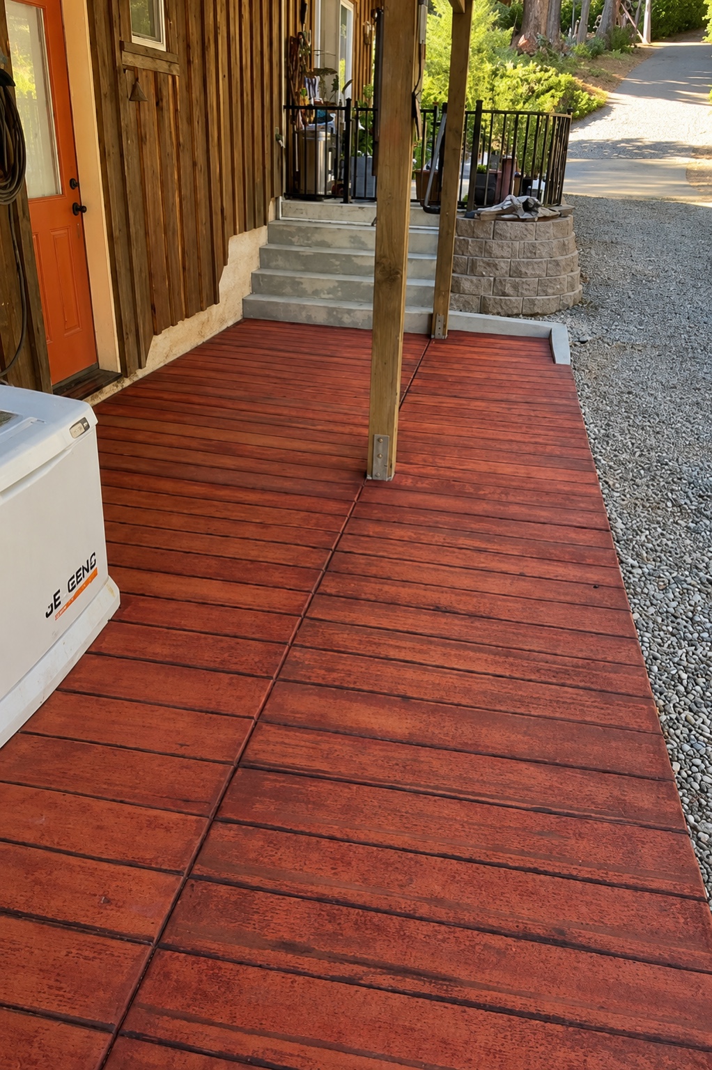 Faux Wood Concrete concrete artistry project 3